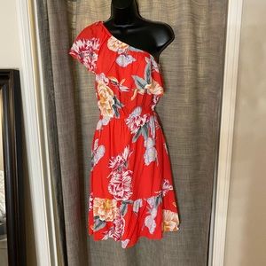 (NWT) cupcakes & cashmere one shoulder dress